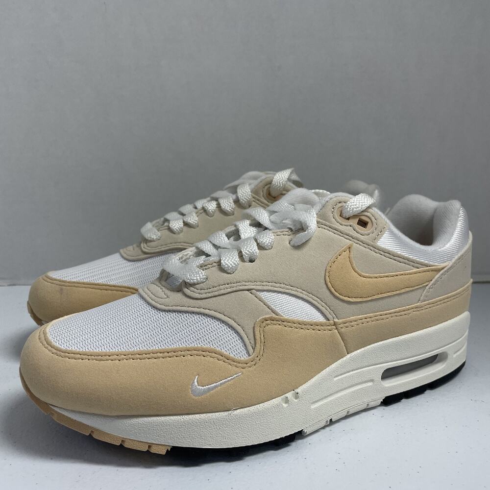 Nike Air Max 1 '87 Textile Light Orewood Brown HF1194 100 Size 7 Women White